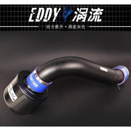 EDDY Intake System Air Intake Pipe & Carbon Fiber Air Filter for Audi A3 1.4T 2014-2019 / 1.8T 2.0T 2014-2016 / 2.0T 2017-2020