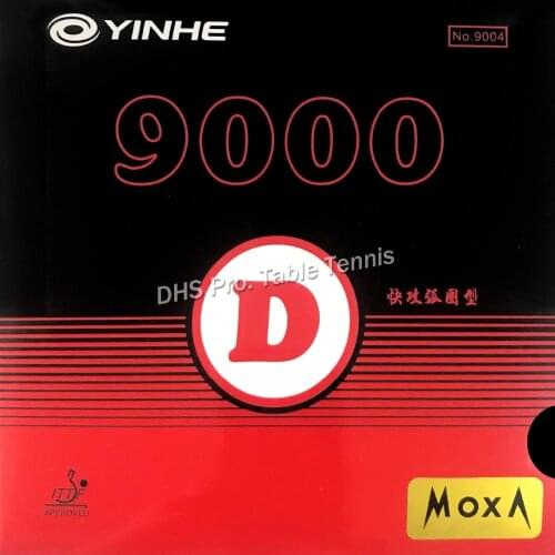 Yinhe 9000D 9000 D 9000-D Pips-In Table Tennis PingPong Rubber with Sponge