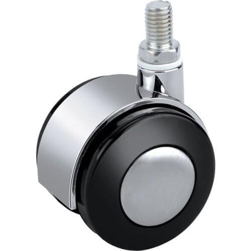 1.5" 2.0" Zinc alloy casters Screw rod universal caster furniture Dining chair coffee table wear-resistant anti-skid mute wheel