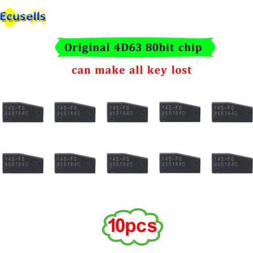 10PCS/LOT Car Key Chip Original High Quality 4D63 80bit Chip for Ford Mazda 4D 63 80 Bit Chip Can Make Keys All Lost