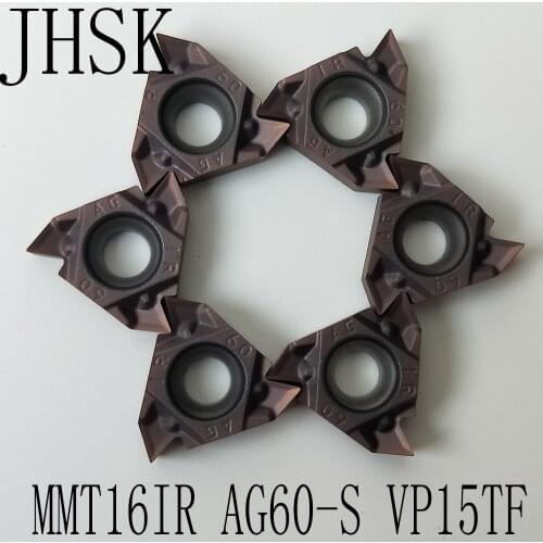 10pcs MMT16IR AG60-S VP15TF Carbide Inserts CNC Tools blade High cost performance 16IR AG60 Threaded blade