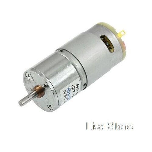 12V 1000RPM 80mA 0.3Kgcm 2 Pin Permanent Magnet DC Gear Motor Replacement