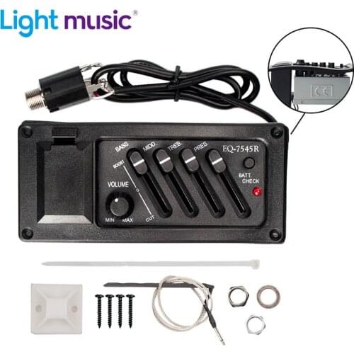 Acoutic Guitar EQ Piezo Pickup / Pre-Amp Unit Acoustic Guitar EQ-7545R