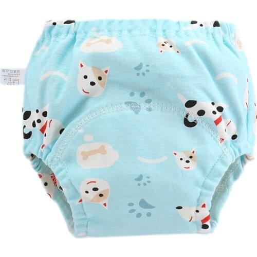 Baby Cloth Diapers Reusable Nappies Washable Infants Children Cotton Training Pants Panties