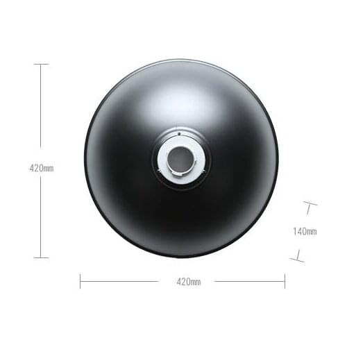 Godox AD-H4 42cm 16.5 Inch Speedlite Flash Beauty Dish Reflector for Godox Witstro AD600 AD600M (Don't include the Grid)