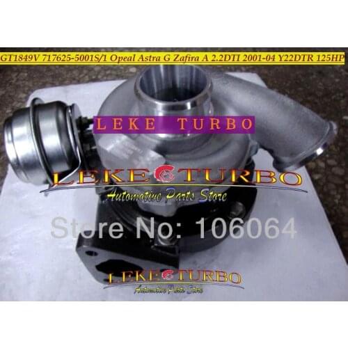 GT1849V 717625-5001S 717625-0001 717625 860050 860098 Turbo For OPEL VAUXHALL Astra G Zafira A 2002- 2.2L D Y22DTR EURO 3 125HP
