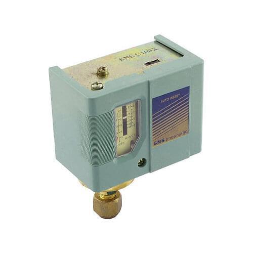 Refrigeration Air Water Compressor Pressure Switch Control Valve 10-40PSI 1-Port