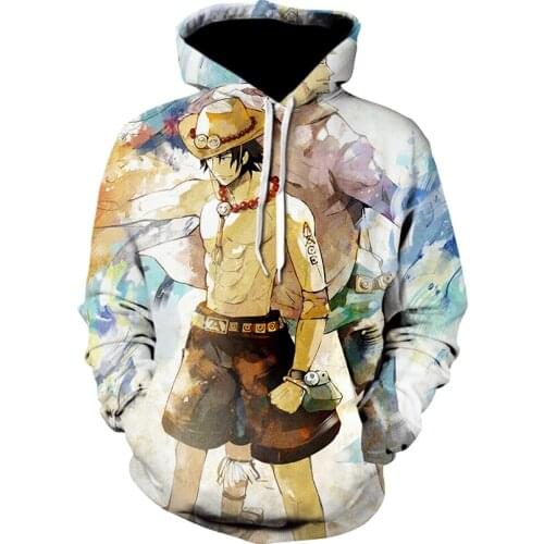 3D Print anime Japan one piece hoodies Streetwear Casual Pullover high quality Fashion Hoodie autumn novelty mens Sweatshirt