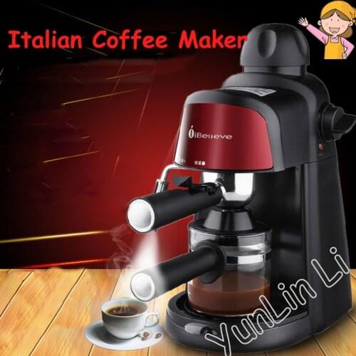 Italian American Coffee Machine Semi-automatic 5bar Pump Pressure Household Commercial Milk Foam Machine CM6810