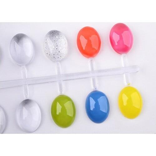 48Pcs/pack Nail Color Chart Heart Teardrop Oval False Nail Art Tips Practice Nail ring nail tips Nail Swatches showing shelf