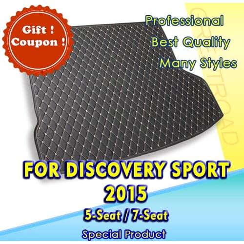 Car Trunk Mat For Land Rover Discovery Sport Five Seats/Seven Seats 2015 Cargo Liner Carpet Interior Accessories Cover