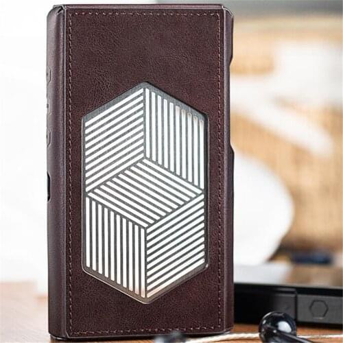 Leather Case Music Player Protective Sleeve Non-slip Cover Wear-resistant Shell for SK-M11Plus LTD Music Player Accessories