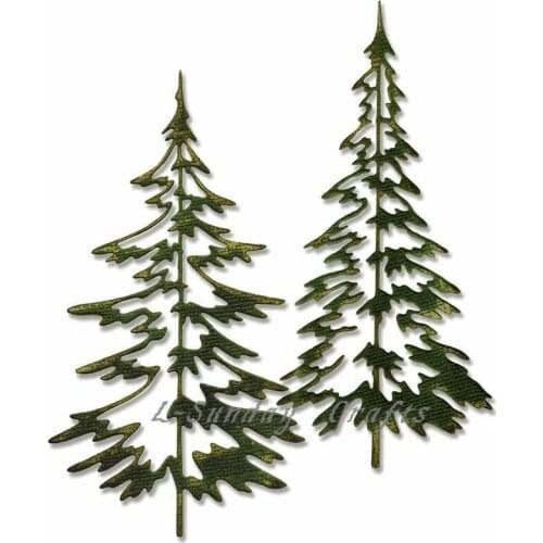 L-Sunday Crafts Metal Cutting Dies Christmas Tree Stencils Scrapbooking Embossing Card Making Paper Crafts Die Cuts