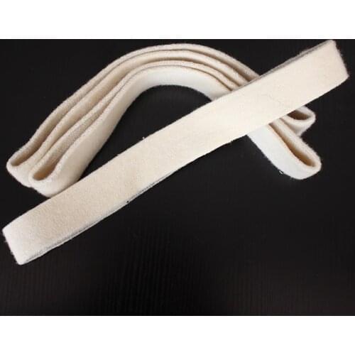 3PCS Wool Sand Belt for Mirror Polishing Tube Belt Sanders 720x40mm Polisher Belt