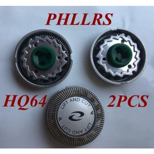 2pcs HQ64 Replacement Head razor blade for philips shaver HQ64 HQ54 HQ6070 HQ6073 7310XL PT710 HQ7325 HQ7340 PT715 PT725 PT720