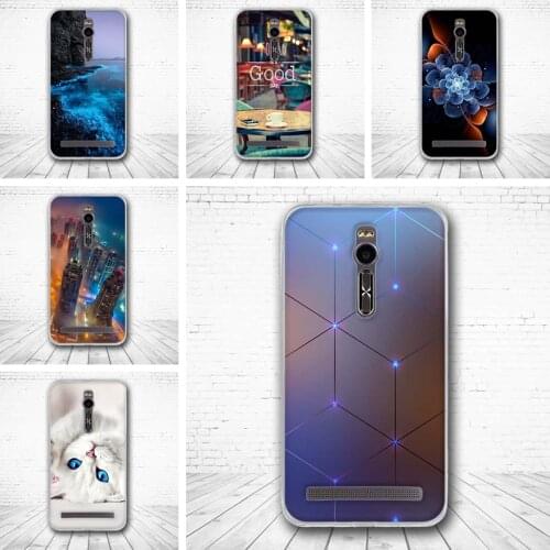 Soft silicon Case for ASUS Zenfone 2 ZE551ML ZE550ML 5.5inch 3D Printing Back cover for Asus ZenFone 2 ZE550ML 5.5" Couque