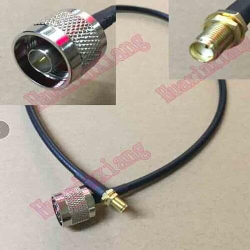 N Type Plug To SMA Female Jack RF Coaxial Wifi Antenna Extension Pigtail Cable N-J To SMA-KY RG58