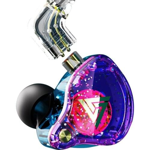 Pluggable QKZ AK6-PRO Series 3.5mm In-Ear Earphone with Box Game Headset HIFI Bass Noise Cancelling Earbuds With Mic