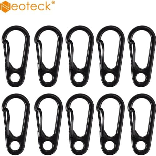 Neoteck 10 X Mini spring buckle for suspension of some small EDC tools, flashlights and other products new Camping Gadgets