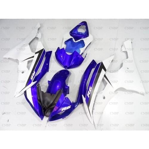 YZF R6 2008 - 2015 Fairings for YAMAHA YZFR6 13 12 Fairing YZF R6 2012 Blue White Full Body Kits
