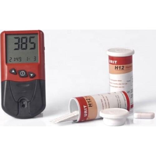 Portable blood glucose cholesterol uric acid urit test strip glycated hba1c hemoglobin meter equipment