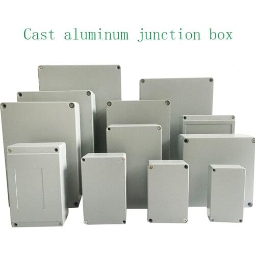 Industrial grade IP67 cast aluminum waterproof junction box outdoor aluminum alloy wiring control sealing box button box