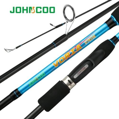 JOHNCOO VORIA 1.98 2.1 2.4 2.7m Spinning Fishing rod ML M MH Fast Action High Quality Fishing Cane