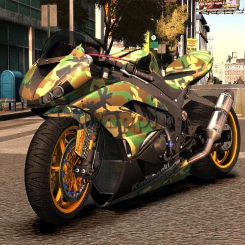 Military Green Valley Camouflage Printed Vinyl Car Wrap Adhesive PVC Motorcycle Scooter Bike Decorating Wrapping Film Sheet