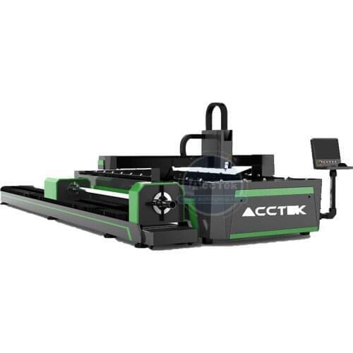 High quality fiber laser cutting machine metal 1KW 2KW 3KW 4KW 5KW 6KW metal sheet with rotary device AKJ1530FR