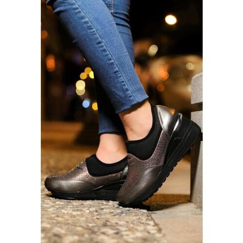 Florin Cs22 Stone Detail Thick Bottom Women 'S Casual Shoes