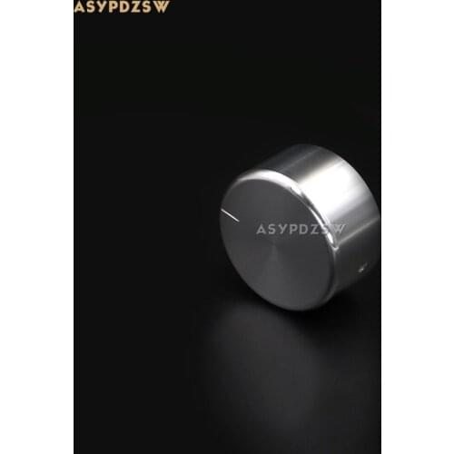 1 PCS High light silver 44*22 Full aluminum Power amplifier solid Volume potentiometer knob
