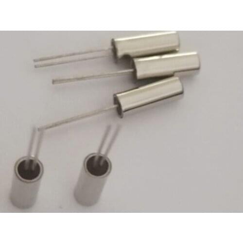 10pcs In-line passive crystal oscillator 8.192M 3*8 crystal DIP cylindrical 8.192MHZ JU308 two-legged resonator