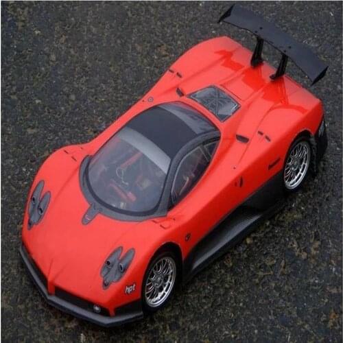 2pcs/set zonda 1:10 PVC drift On-road painted body shell with wind tail for hsp traxxas tamiya 3racing hpi hobby RC parts