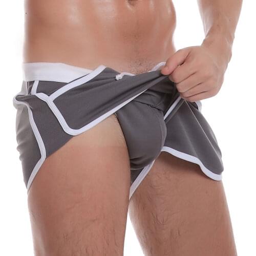 2018 Brand Clothing Classic Solid Man Shorts Kurze Quick Dry Spandex Sweatpants Fitness Sexy Short Man Casual Pocket Bermuda New