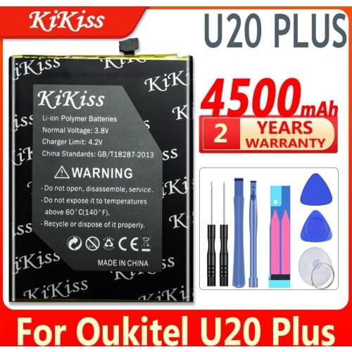 4500mAh For Oukitel U20 Plus Smart Mobile Phone High Capacity Battery For Oukitel U20Plus