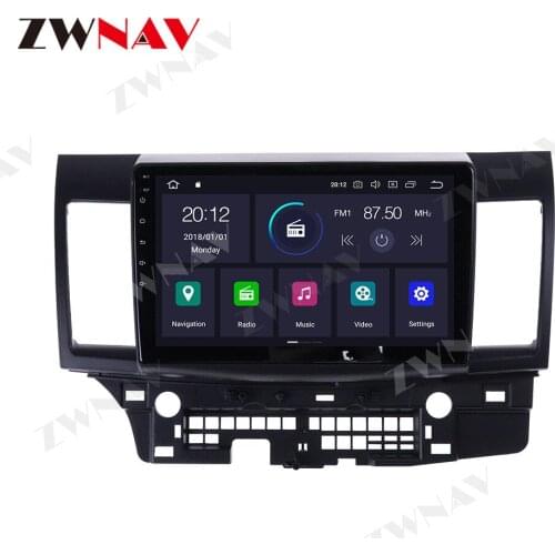 Android 10 4G 64G Car DVD Player GPS Navigation For Mitsubishi Laner 10 2007-2015 Auto Radio Stereo Multimedia Player HeadUnit