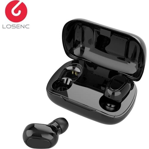 L21 Bluetooth earphone Wireless Earbuds 5.0 TWS Headsets Dual Earbuds Bass Sound For Huawei Xiaomi Iphone Samsung Mobile Phone