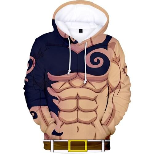 Dress up The Seven Deadly Sins Comic Character cosplay Hoodies Kids Men Women Sweatshirts Autumn Kids Hoodie 3D Casual