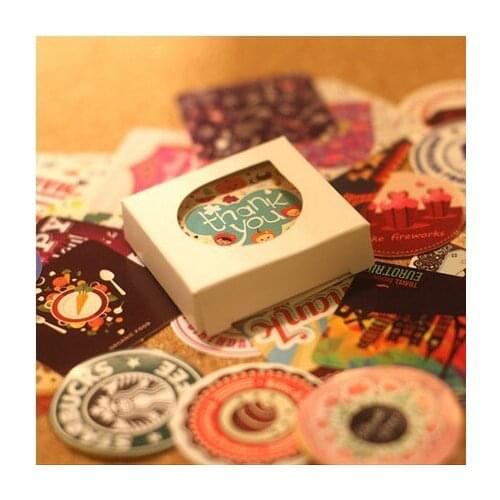 [DIDA-DIDA] - Boxed stickers retro series Korea decorative baking /38