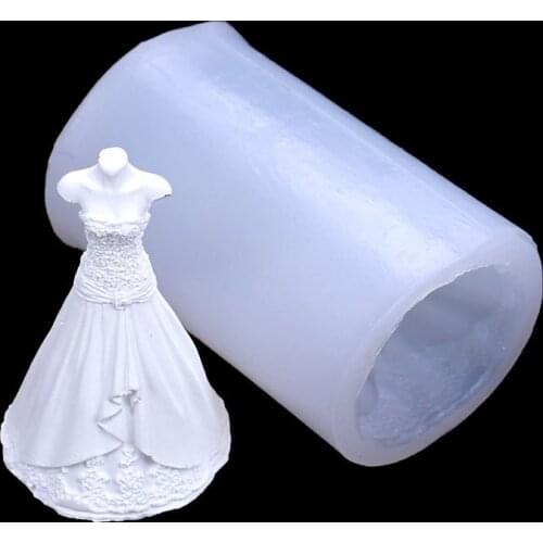 DIY Princess Skirt Silicone Dropping Mould 15-1053