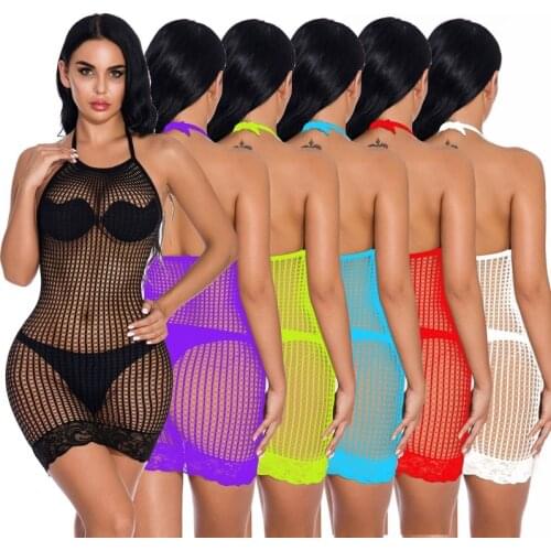 Fishnet Erotic Underwear Lingerie Sexy Hot Exotic Dresses Female Sexy Lingerie Babydoll Costumes sex clothes Plus Size for Women