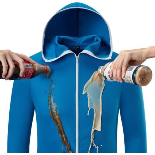 Hydrophobic Ice Silk Man Fishing Clothing Outdoor Camping Hiking Hooded Jackets Waterproof Anti-Fouling Quick Drying Protect