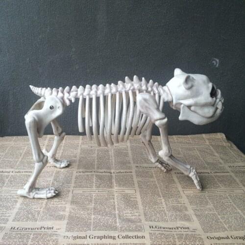 Halloween Prop Skull Dog Skeleton Animal for Party Decoration