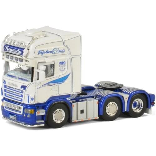 Exquisite Alloy Model WSI 1:50 SCANIA R5 TOPLINE 6x2 TWIN STEER Truck Tractor Vehicles DieCast Toy Model Collection Decoration