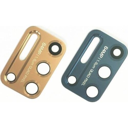 10pcs Rear Back Camera Glass Lens Cover For Motorola Moto G9 Plus with Ahesive Sticker