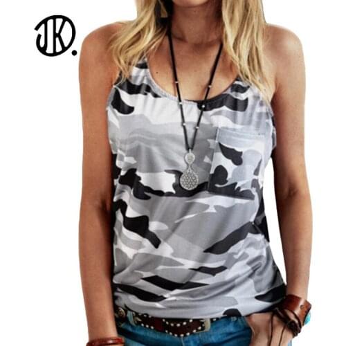 Female Summer Camouflage Print Tank Tops For Women Sexy Army Sleeveless Casual O-neck Vest 5XL T-Shirts Lady Oversized Pullvoers
