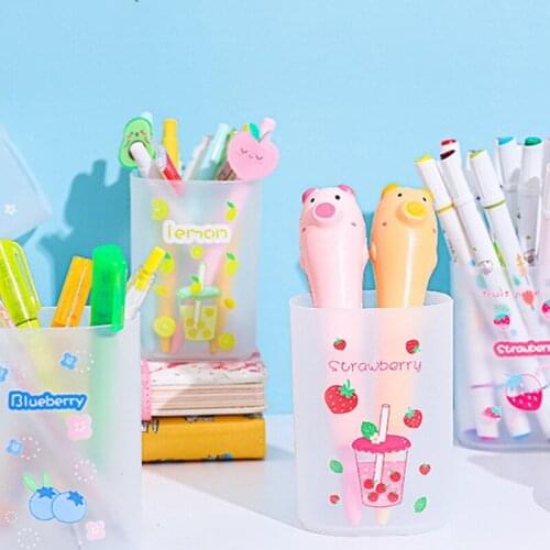 Multi-purpose Hexagonal Design Pen Holder Student Stationery Container Table Pencil Container Large Capacity for Kids