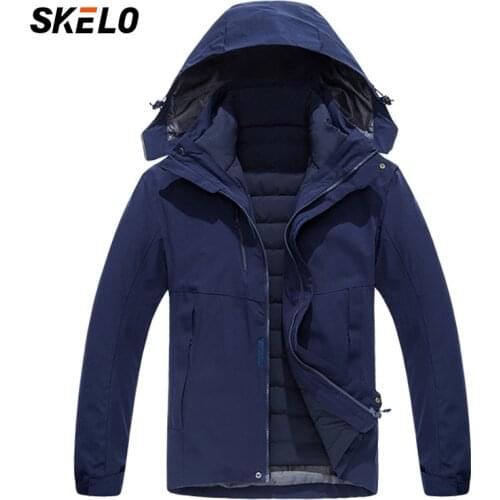 2020 Mens 3 in 1 Waterproof Ski Jacket Windproof Winter Snow Coat Snowboarding Jackets Warm Raincoat Winter Down jacket