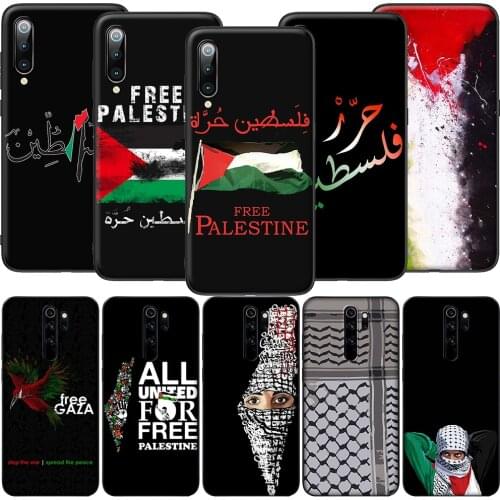 GX170 Palestine Flag Soft Silicone Case for Redmi Note 4X 5 5A Prime 6 6A 7 7A 8 8A 8T 9 9A 9C 9S Pro Lite