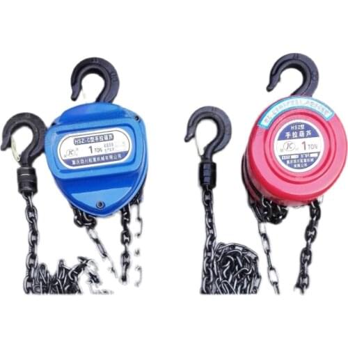 Manual Round Reverse Chain Chain Hoist 1 Ton 2 Ton 3 Ton Lifting Tool 3m